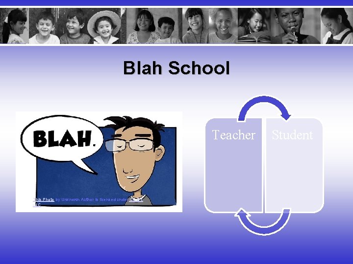 Blah School Teacher This Photo by Unknown Author is licensed under CC BY -NC