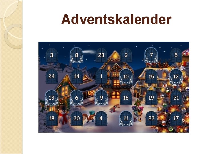 Adventskalender 