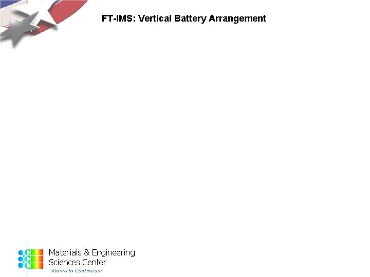FT-IMS: Vertical Battery Arrangement Materials & Engineering Sciences Center Atoms to Continuum 