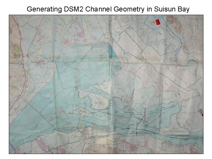 Generating DSM 2 Channel Geometry in Suisun Bay 