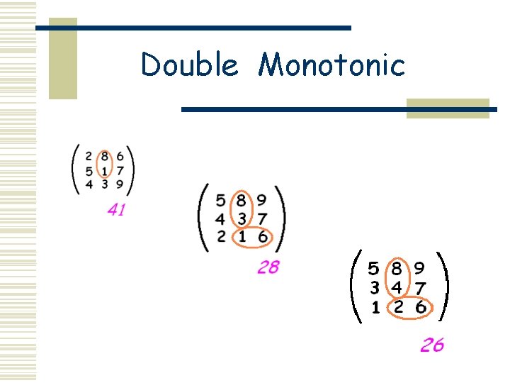 Double Monotonic 