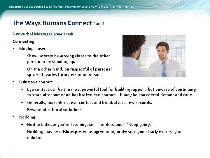 Adapting Your Leadership Style: The Four Behavior Styles and How to Make Them Work