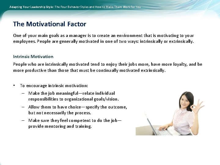 Adapting Your Leadership Style: The Four Behavior Styles and How to Make Them Work