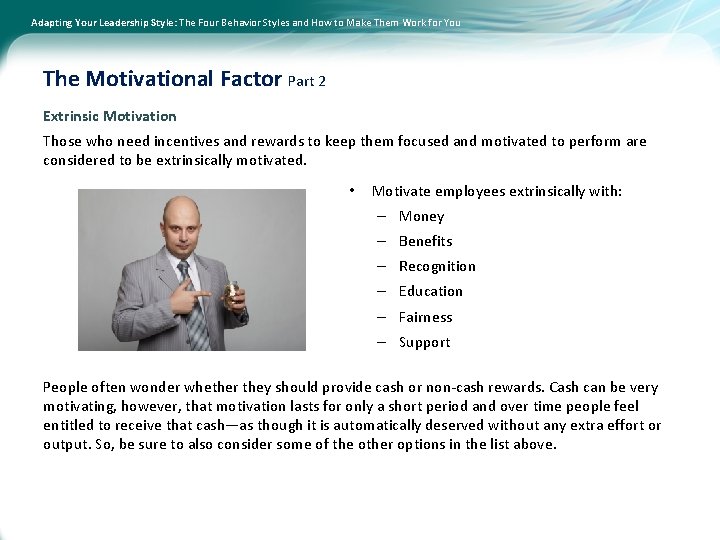 Adapting Your Leadership Style: The Four Behavior Styles and How to Make Them Work