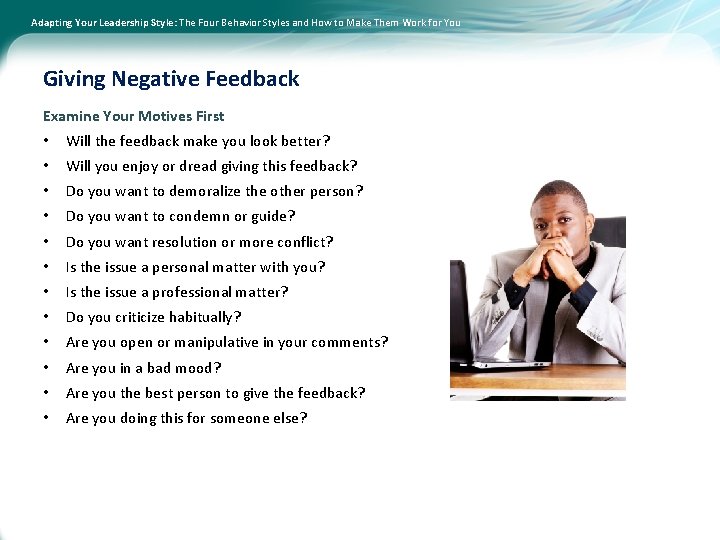 Adapting Your Leadership Style: The Four Behavior Styles and How to Make Them Work