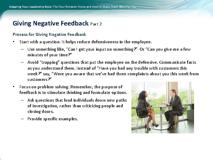 Adapting Your Leadership Style: The Four Behavior Styles and How to Make Them Work