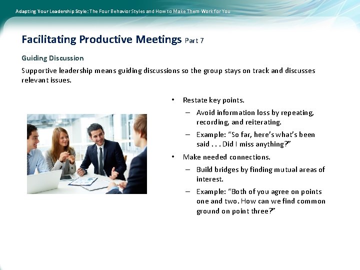 Adapting Your Leadership Style: The Four Behavior Styles and How to Make Them Work