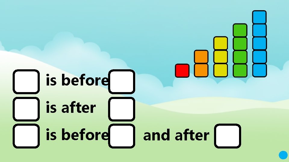 is before is after is before and after A blue dot in the corner