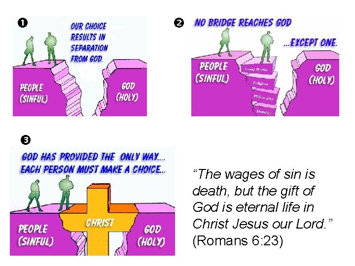  “The wages of sin is death, but the gift of God is eternal