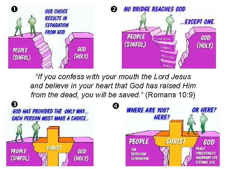  “If you confess with your mouth the Lord Jesus and believe in your