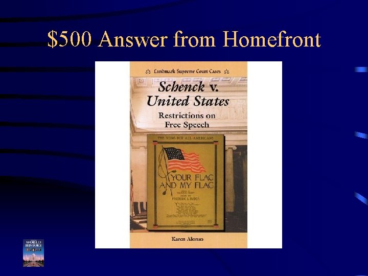 $500 Answer from Homefront 