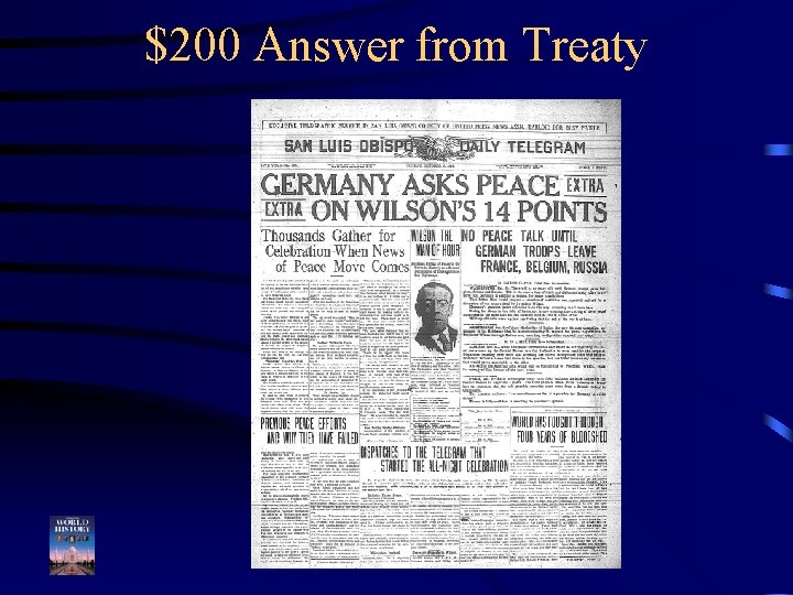 $200 Answer from Treaty 