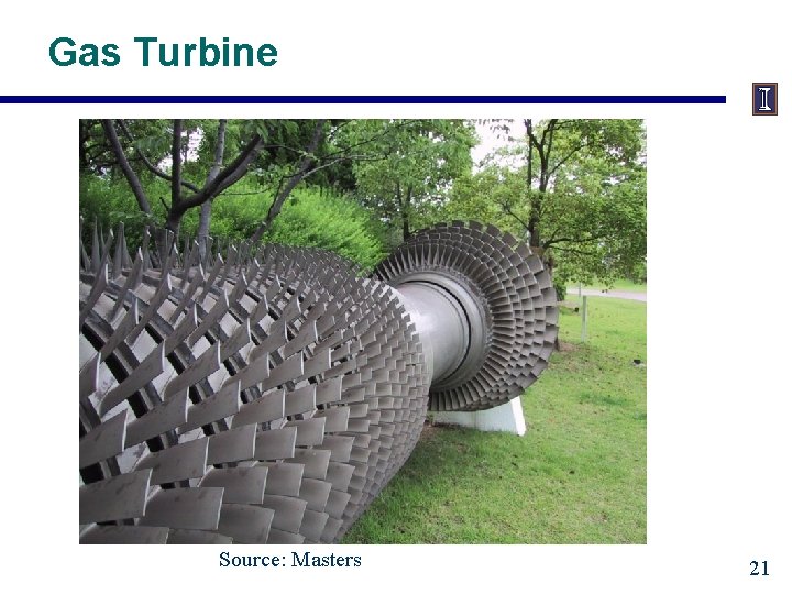Gas Turbine Source: Masters 21 
