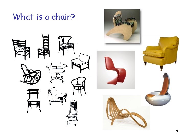 What is a chair? 2 What is a chair? 2