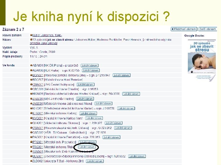 Je kniha nyní k dispozici ? 