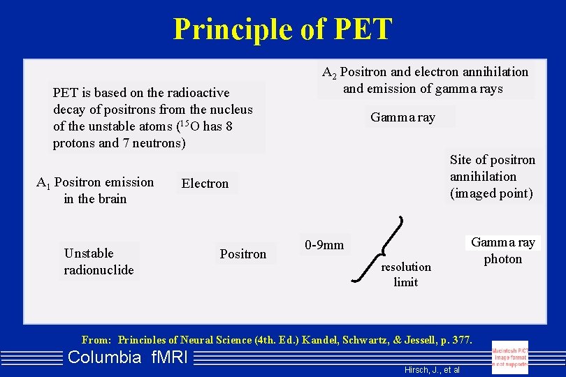Principle of PET is based on the radioactive decay of positrons from the nucleus
