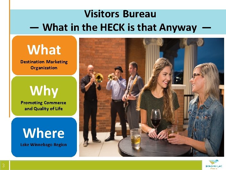 Visitors Bureau — What in the HECK is that Anyway — What Destination Marketing