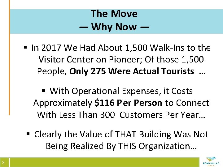 The Move — Why Now — § In 2017 We Had About 1, 500