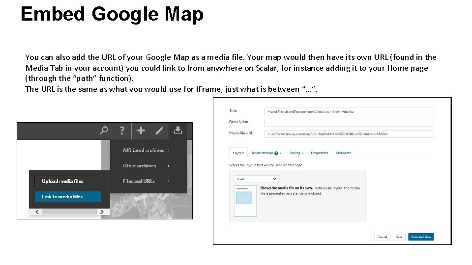 Embed Google Map You can also add the URL of your Google Map as Embed Google Map You can also add the URL of your Google Map as