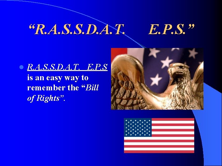 “R. A. S. S. D. A. T. l R. A. S. S. D. A.