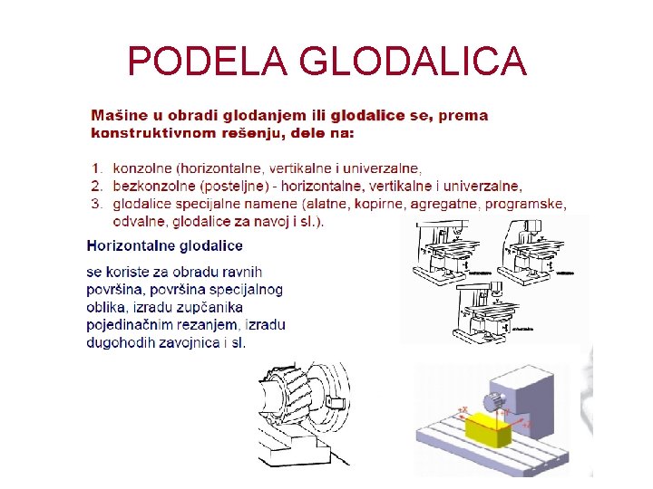 PODELA GLODALICA 