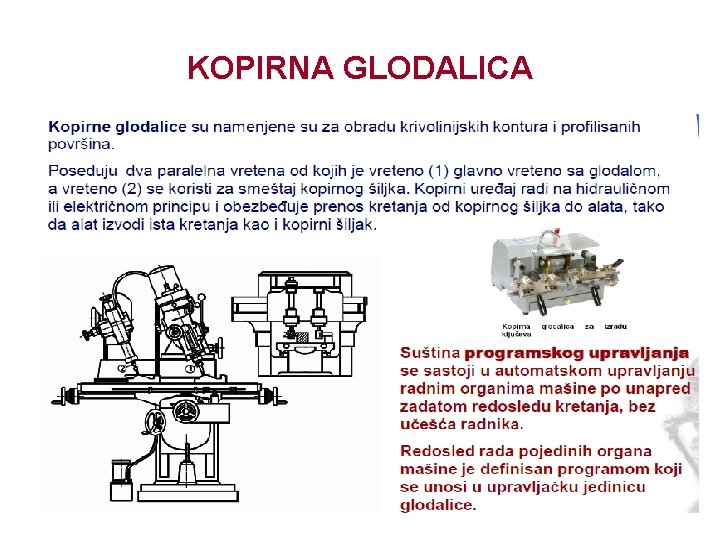 KOPIRNA GLODALICA 
