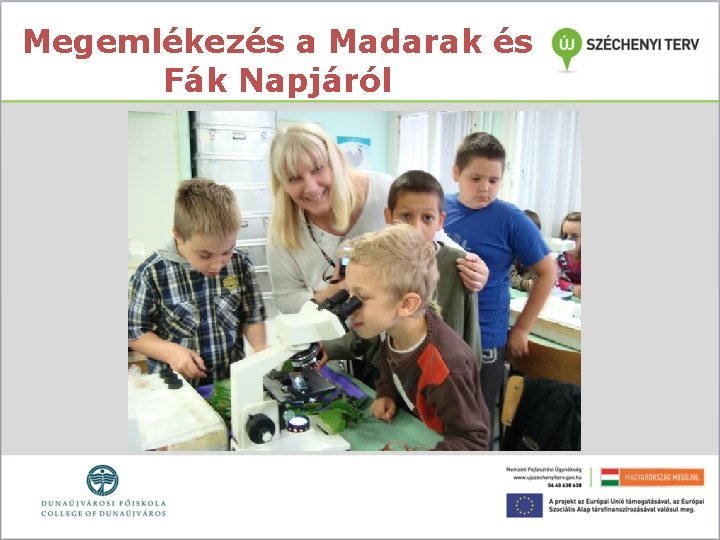 Megemlékezés a Madarak és Fák Napjáról 