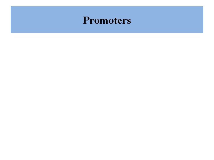 Promoters 