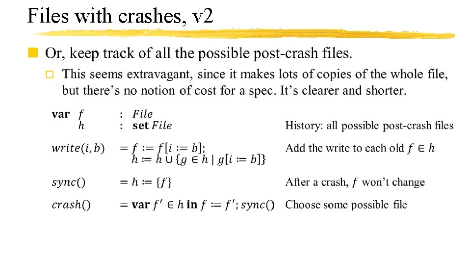 Files with crashes, v 2 n 