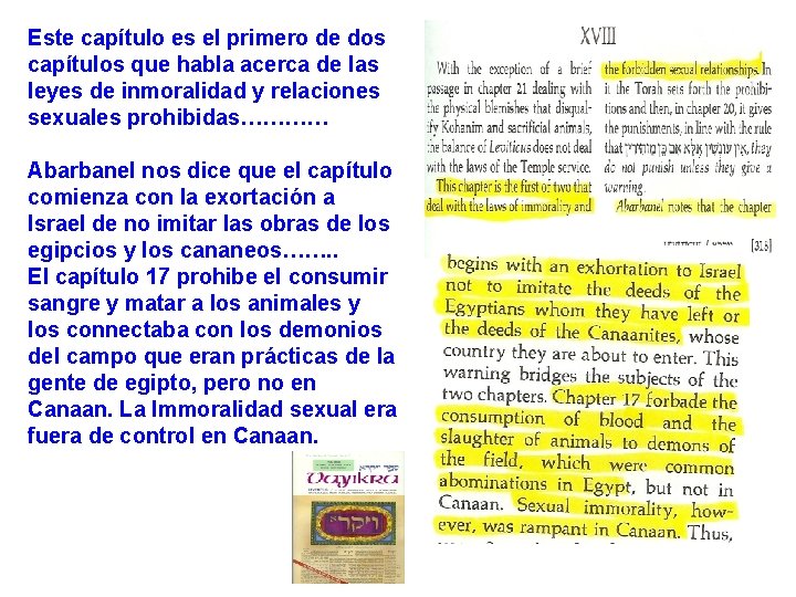 Este capítulo es el primero de dos capítulos que habla acerca de las leyes