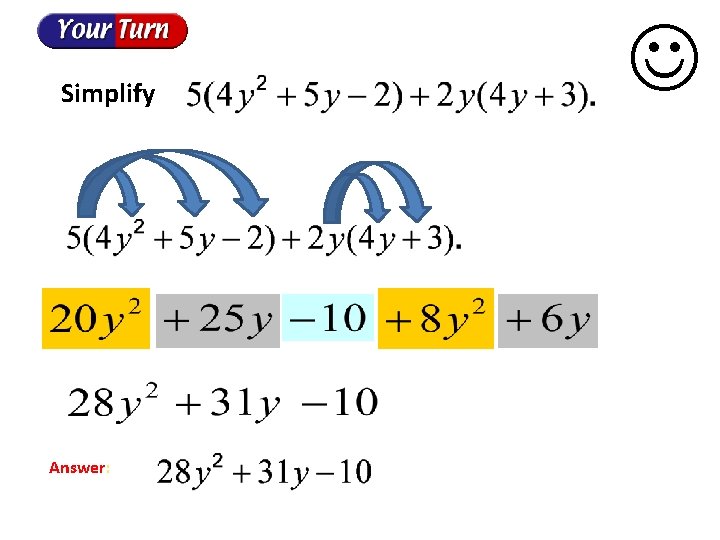 Simplify Answer: 