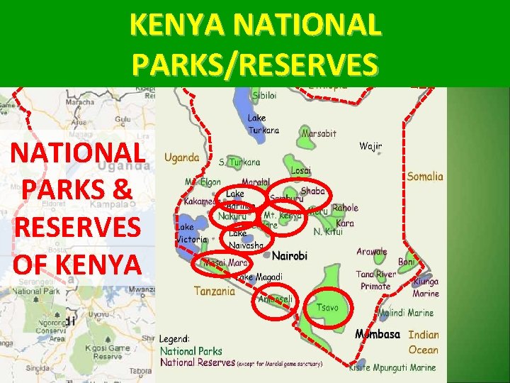 KENYA NATIONAL PARKS/RESERVES NATIONAL PARKS & RESERVES OF KENYA 