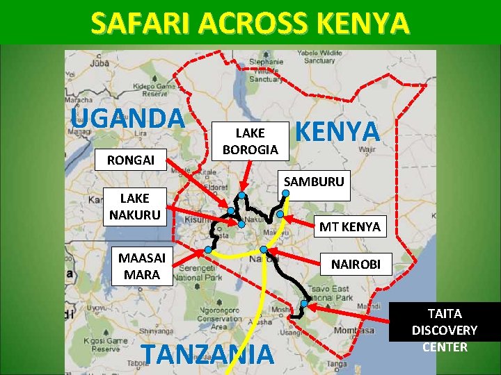 SAFARI ACROSS KENYA UGANDA RONGAI LAKE BOROGIA KENYA SAMBURU LAKE NAKURU MAASAI MARA TANZANIA