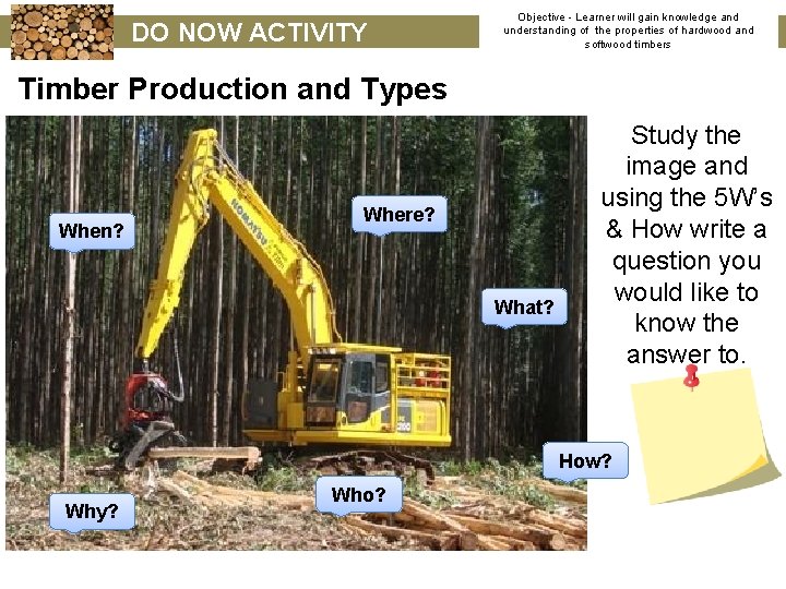 DO NOW ACTIVITY Objective - Learner will gain knowledge and understanding of the properties