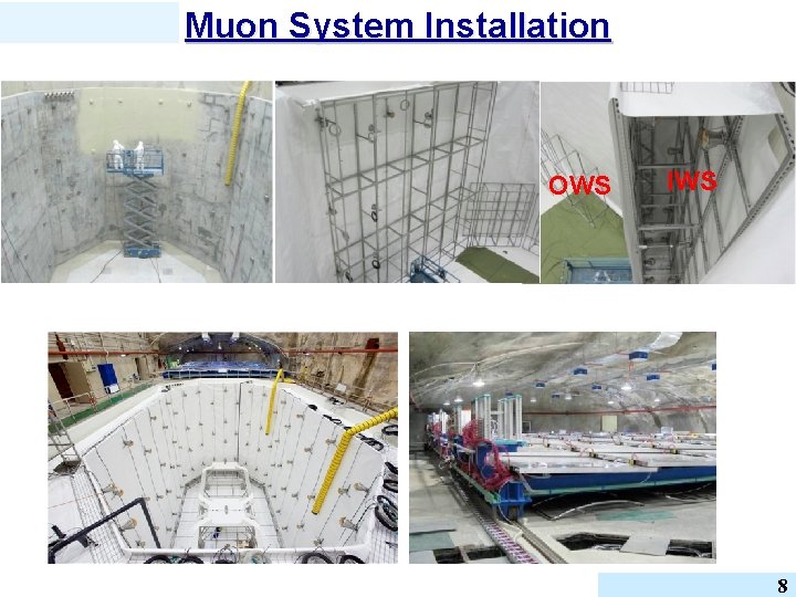 Muon System Installation OWS IWS 8 