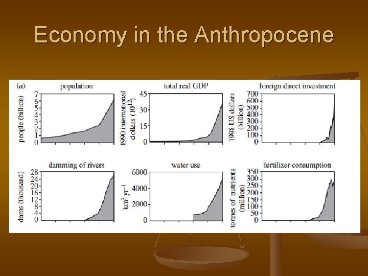 Economy in the Anthropocene 