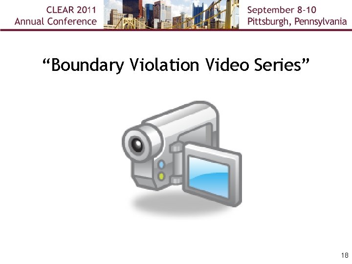 “Boundary Violation Video Series” 18 