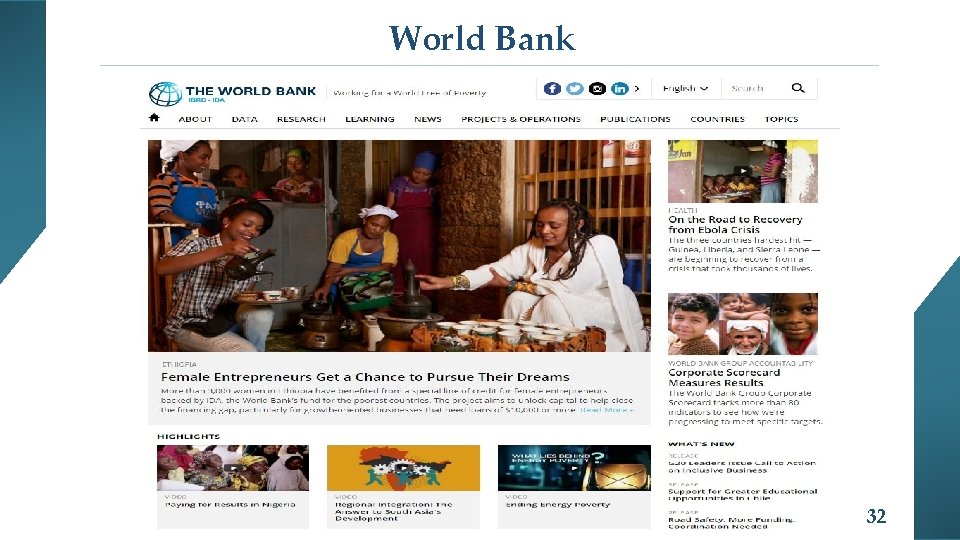 World Bank 32 