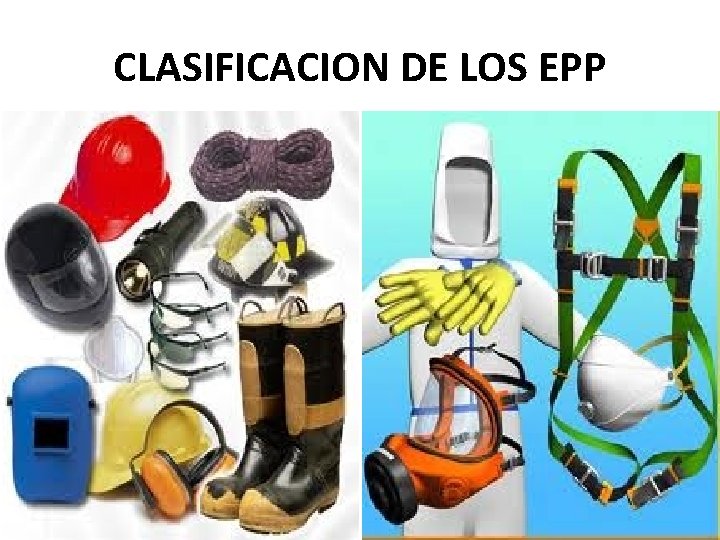 CLASIFICACION DE LOS EPP 