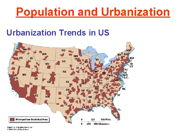 Population and Urbanization Trends in US 