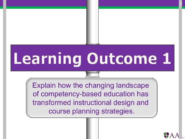 5 Learning Outcome 1 