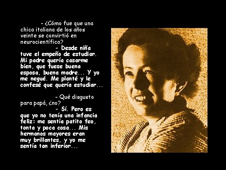 - ¿Cómo fue que una chica italiana de los años veinte se convirtió en