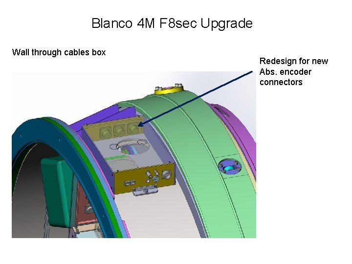 Blanco 4 M F 8 sec Upgrade Wall through cables box Redesign for new