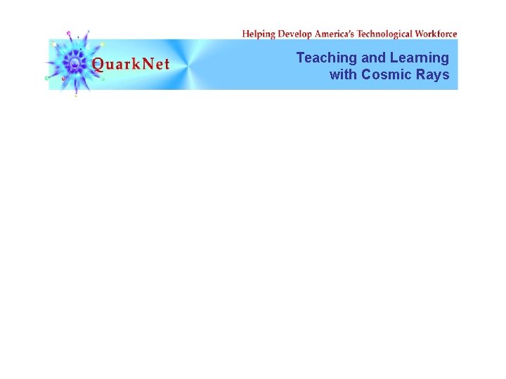 Teaching and Learning with Cosmic Rays 