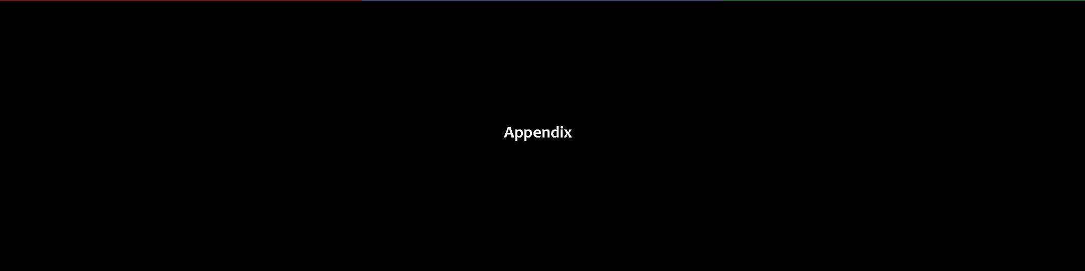 Appendix 