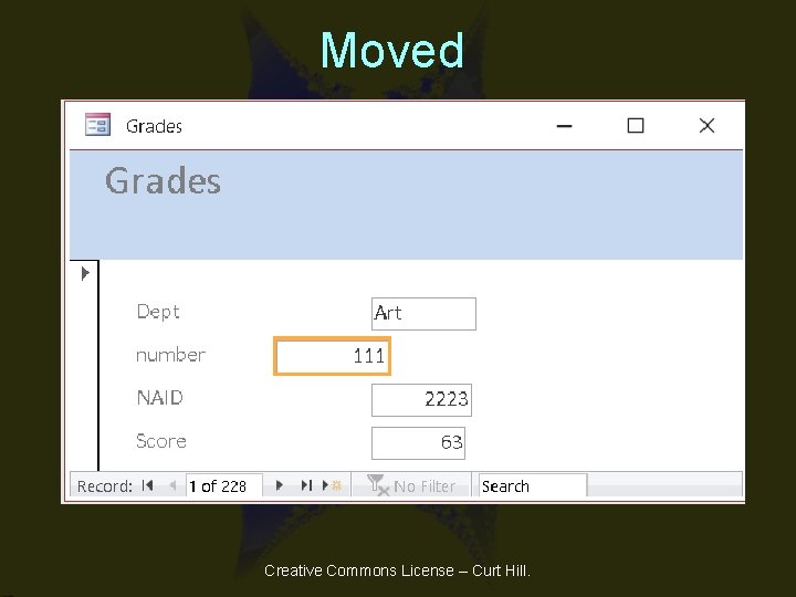 Moved Creative Commons License – Curt Hill. Moved Creative Commons License – Curt Hill.