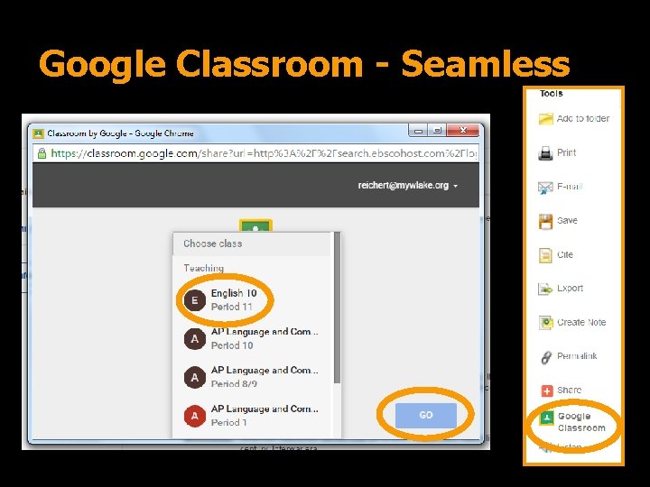 Google Classroom - Seamless 