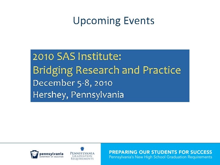 Upcoming Events 