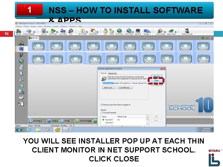 1 NSS – HOW TO INSTALL SOFTWARE & APPS 16 YOU WILL SEE INSTALLER