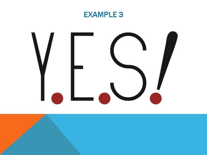 EXAMPLE 3 